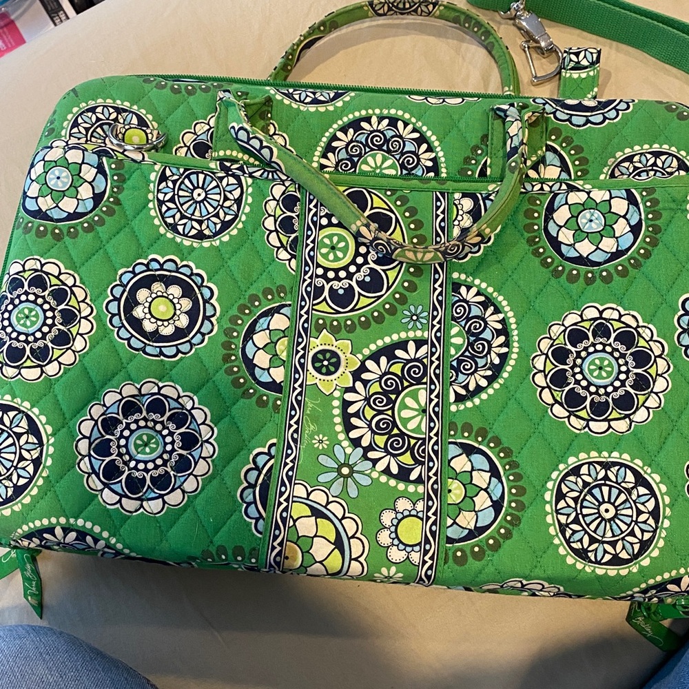 Vera Bradley Laptop Case Cupcake Green